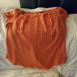 Worthington Woman 2x  Short Sleeved Coral Blouse